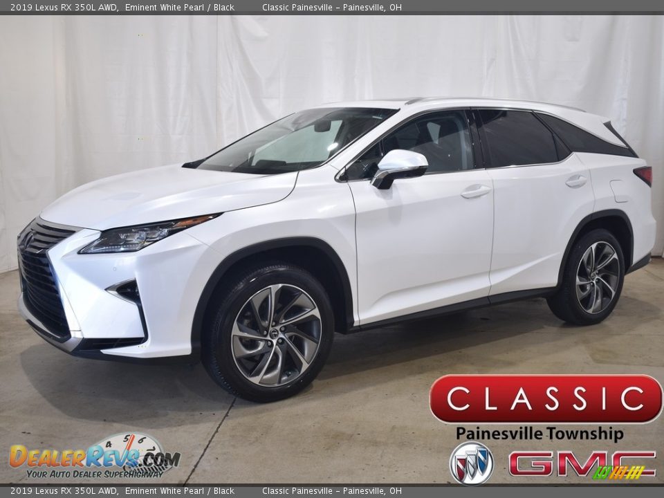 2019 Lexus RX 350L AWD Eminent White Pearl / Black Photo #1