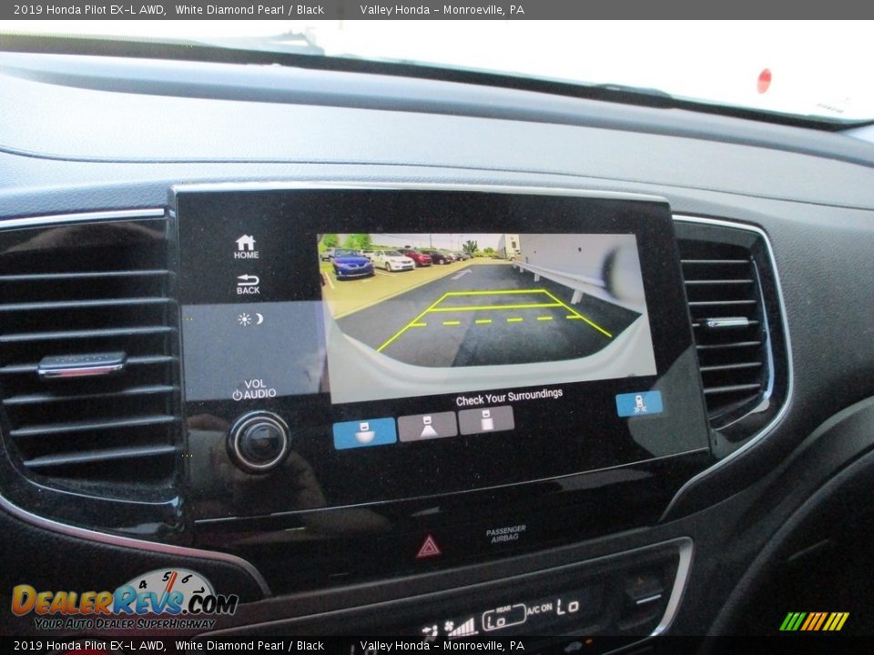 2019 Honda Pilot EX-L AWD White Diamond Pearl / Black Photo #16