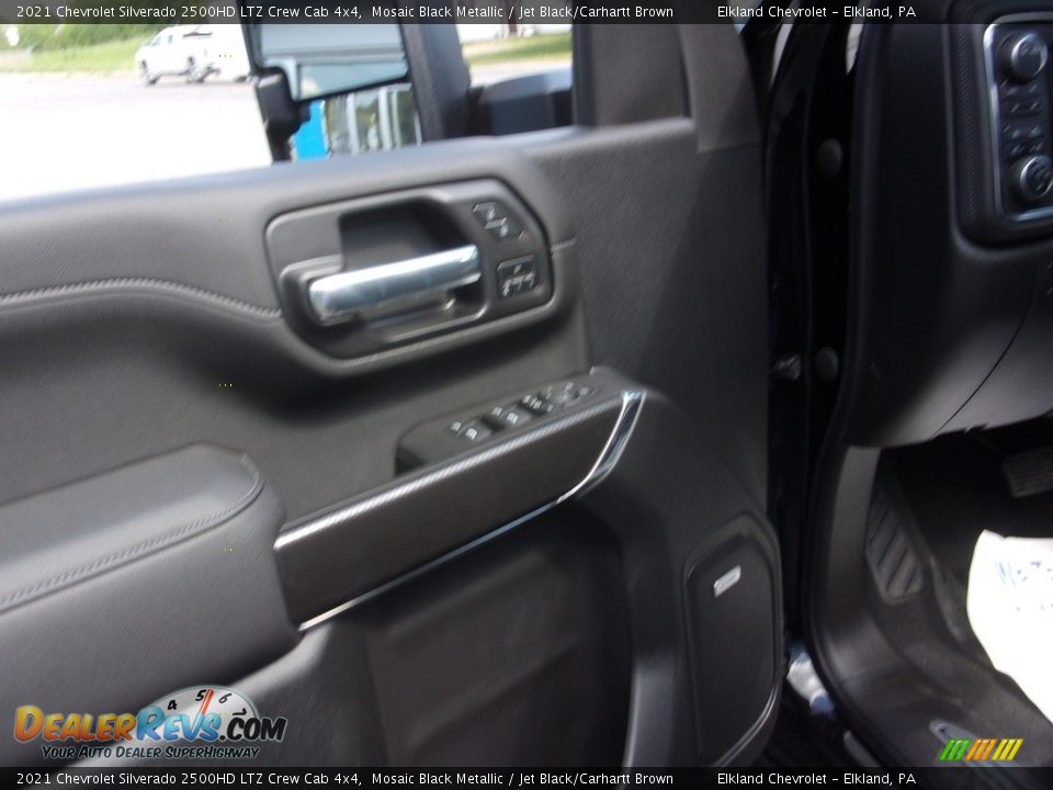 2021 Chevrolet Silverado 2500HD LTZ Crew Cab 4x4 Mosaic Black Metallic / Jet Black/Carhartt Brown Photo #22