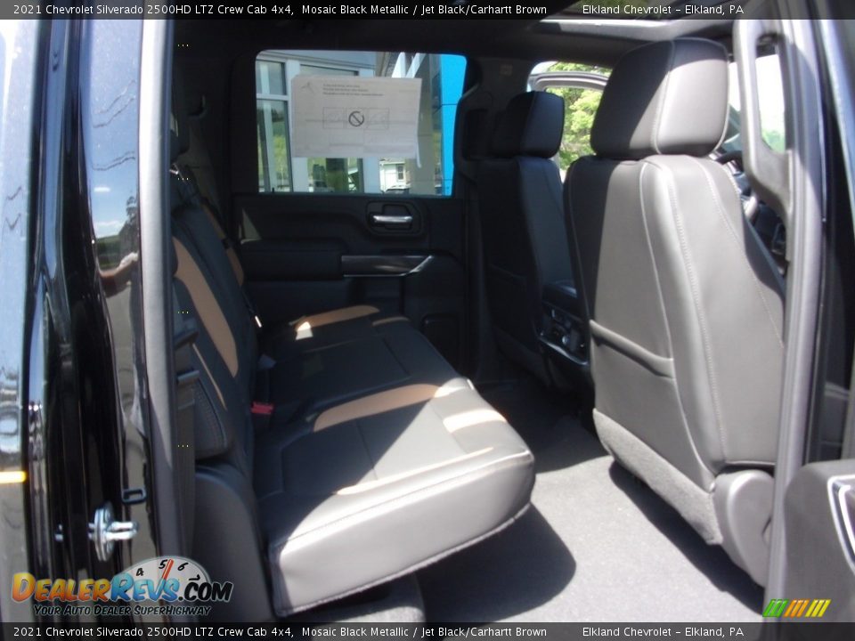 2021 Chevrolet Silverado 2500HD LTZ Crew Cab 4x4 Mosaic Black Metallic / Jet Black/Carhartt Brown Photo #27