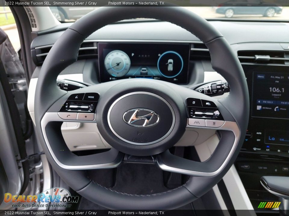 2022 Hyundai Tucson SEL Shimmering Silver / Gray Photo #15