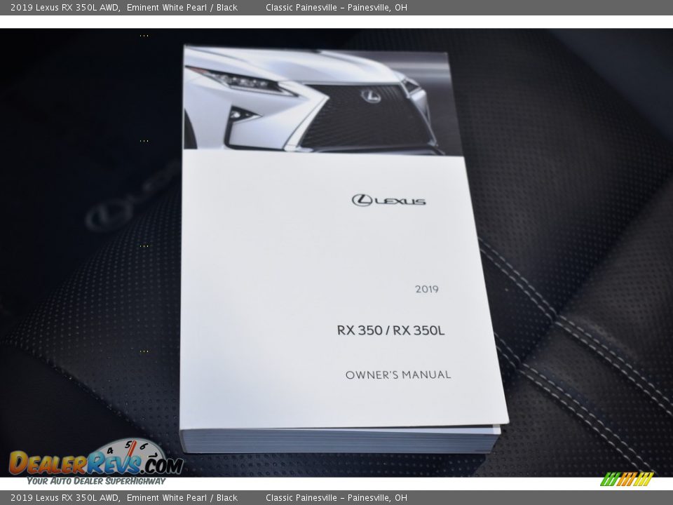 2019 Lexus RX 350L AWD Eminent White Pearl / Black Photo #20