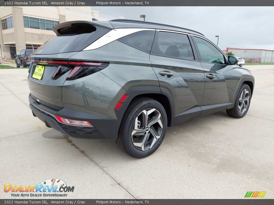 2022 Hyundai Tucson SEL Amazon Gray / Gray Photo #3