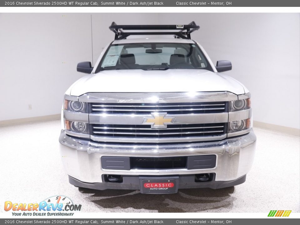 2016 Chevrolet Silverado 2500HD WT Regular Cab Summit White / Dark Ash/Jet Black Photo #3