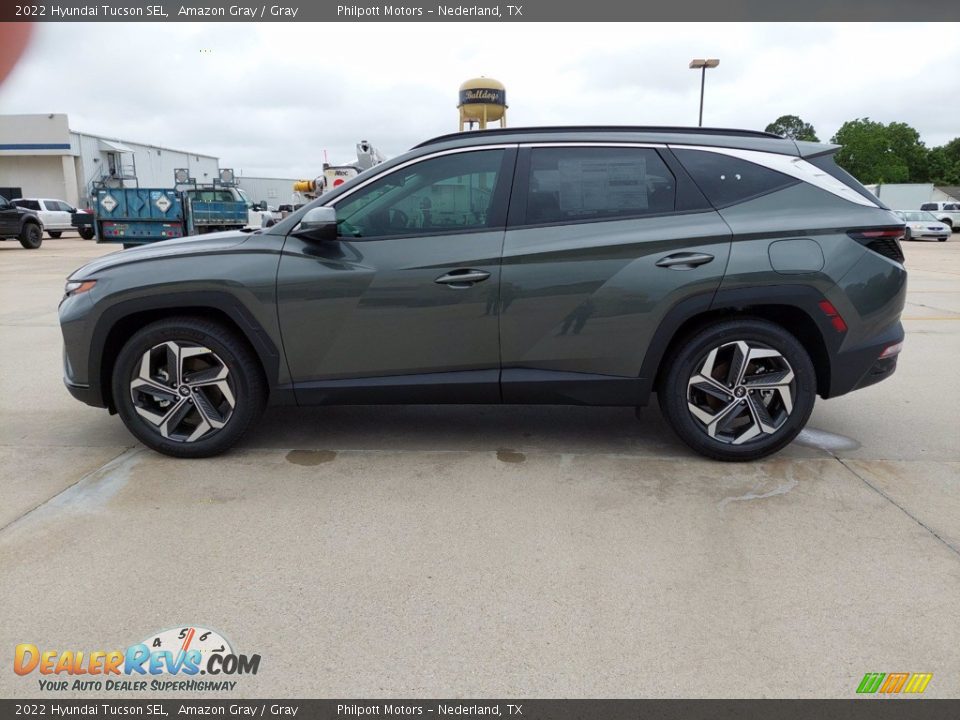 2022 Hyundai Tucson SEL Amazon Gray / Gray Photo #7