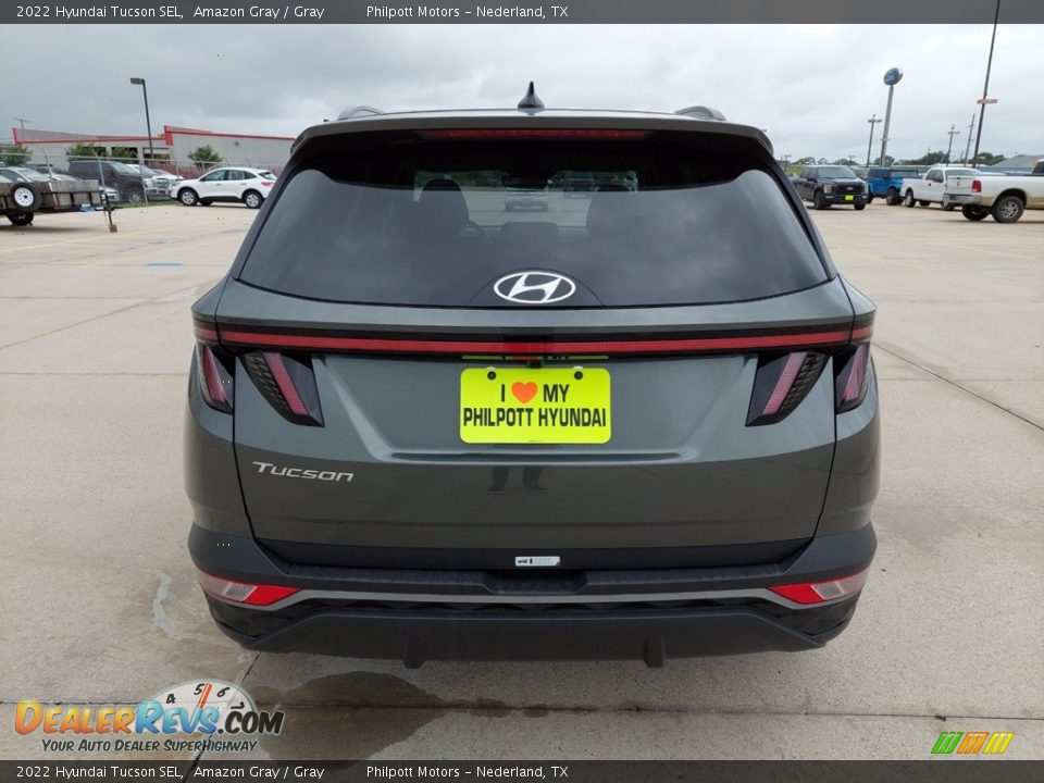 2022 Hyundai Tucson SEL Amazon Gray / Gray Photo #8