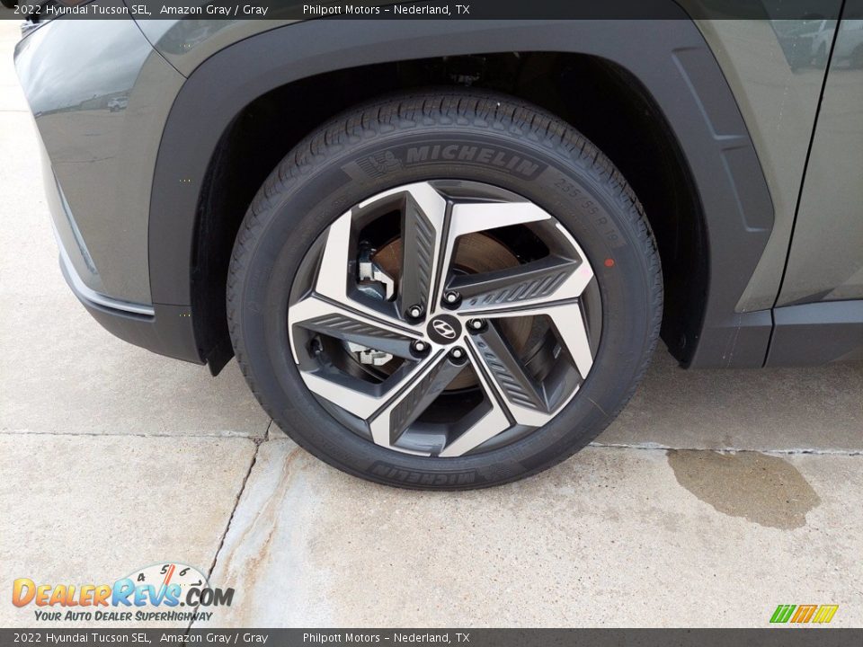 2022 Hyundai Tucson SEL Amazon Gray / Gray Photo #10