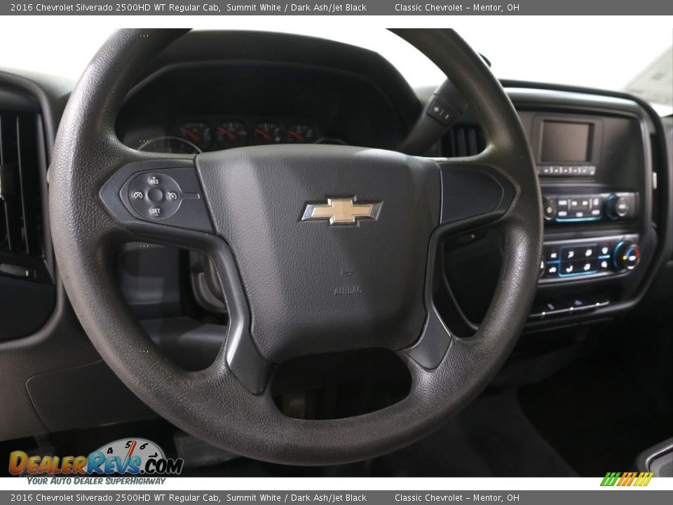 2016 Chevrolet Silverado 2500HD WT Regular Cab Steering Wheel Photo #8