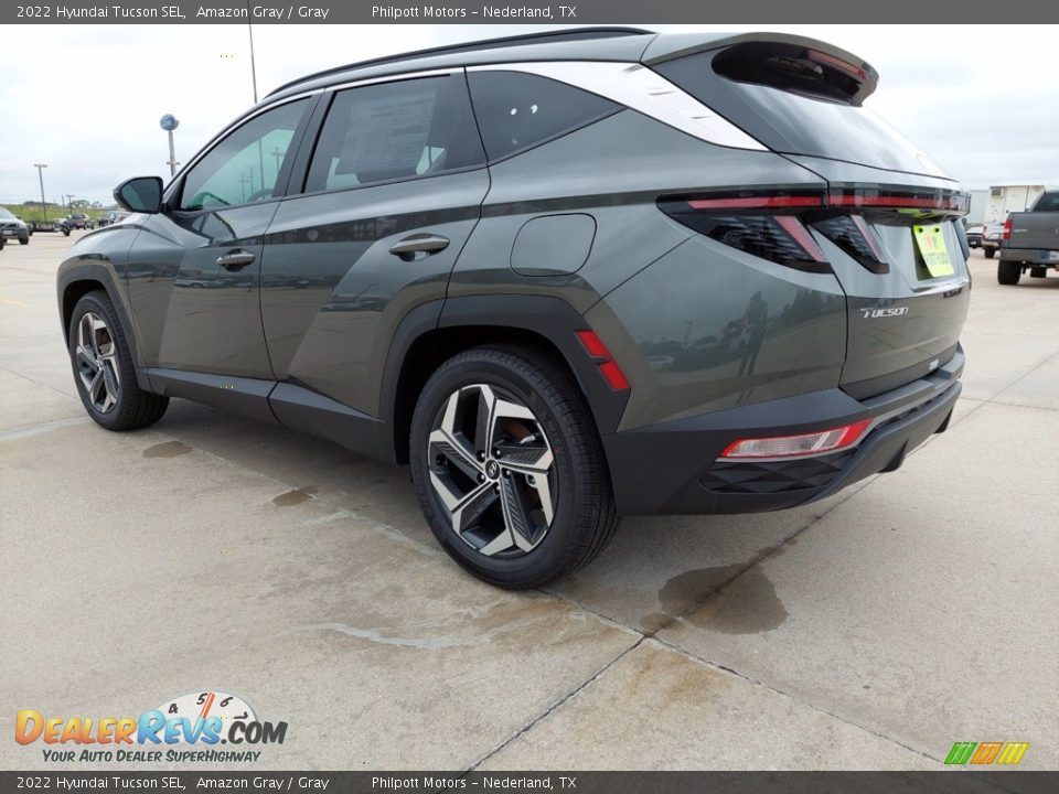 2022 Hyundai Tucson SEL Amazon Gray / Gray Photo #11