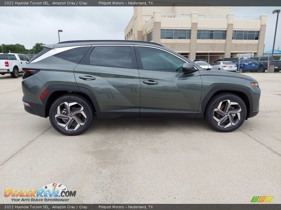 2022 Hyundai Tucson SEL Amazon Gray / Gray Photo #12