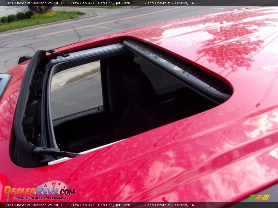 2021 Chevrolet Silverado 2500HD LTZ Crew Cab 4x4 Red Hot / Jet Black Photo #18