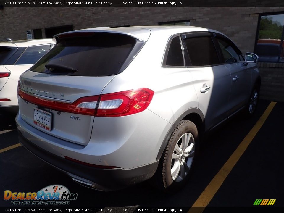 2018 Lincoln MKX Premiere AWD Ingot Silver Metallic / Ebony Photo #4