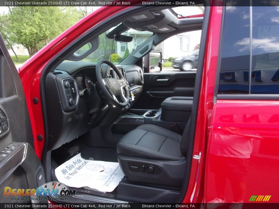 2021 Chevrolet Silverado 2500HD LTZ Crew Cab 4x4 Red Hot / Jet Black Photo #19