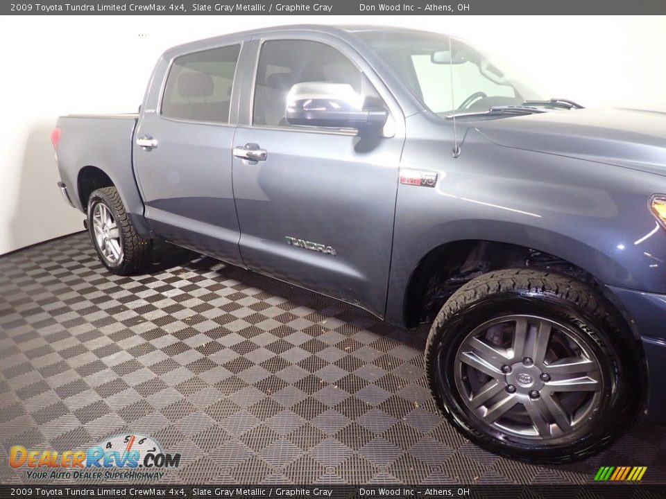 2009 Toyota Tundra Limited CrewMax 4x4 Slate Gray Metallic / Graphite Gray Photo #4