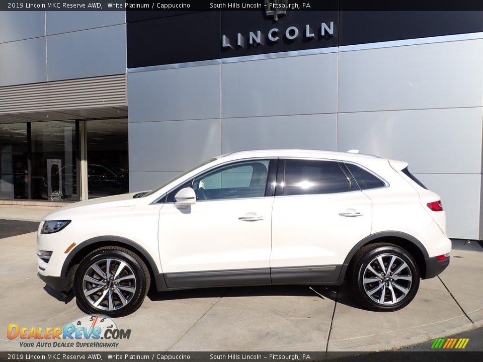 White Platinum 2019 Lincoln MKC Reserve AWD Photo #2