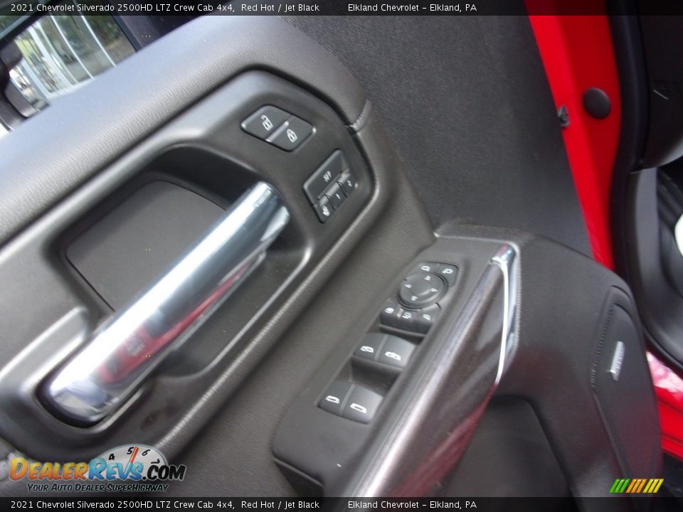 2021 Chevrolet Silverado 2500HD LTZ Crew Cab 4x4 Red Hot / Jet Black Photo #22