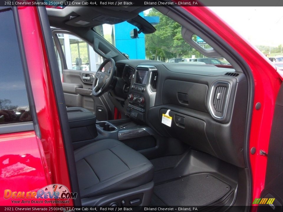 2021 Chevrolet Silverado 2500HD LTZ Crew Cab 4x4 Red Hot / Jet Black Photo #24