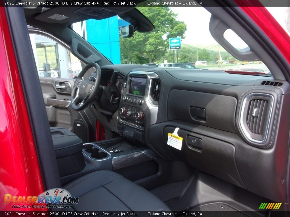 2021 Chevrolet Silverado 2500HD LTZ Crew Cab 4x4 Red Hot / Jet Black Photo #25
