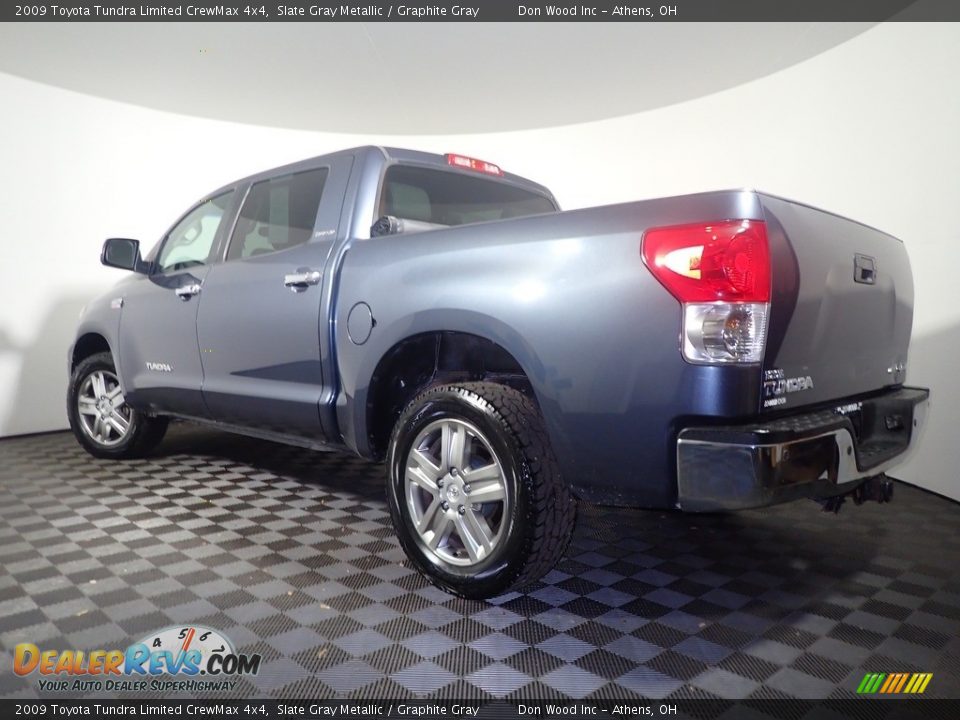 2009 Toyota Tundra Limited CrewMax 4x4 Slate Gray Metallic / Graphite Gray Photo #11