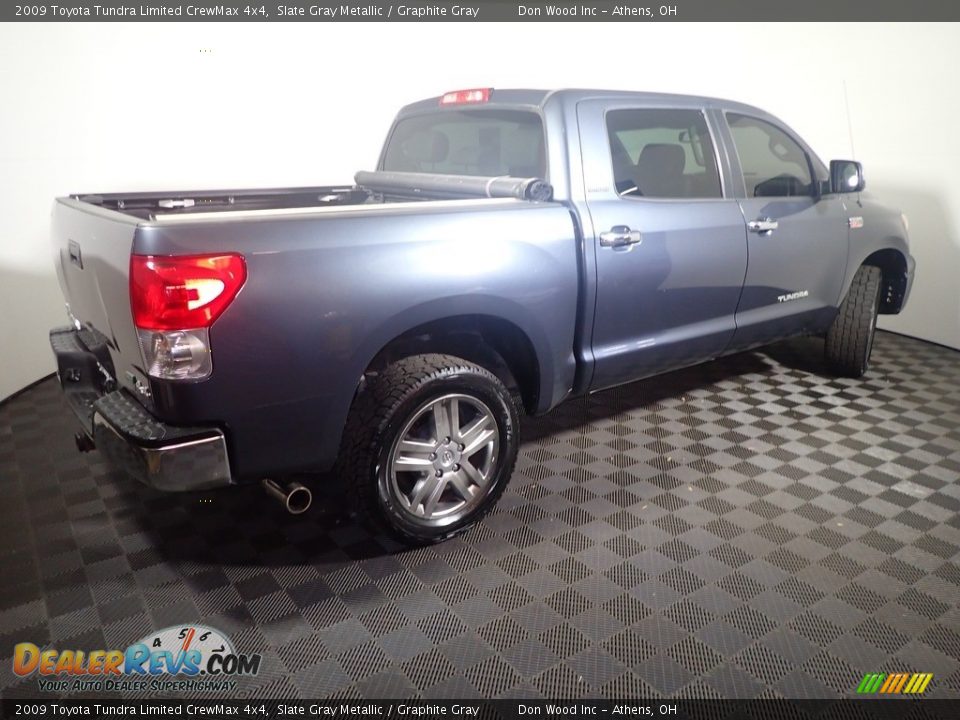 2009 Toyota Tundra Limited CrewMax 4x4 Slate Gray Metallic / Graphite Gray Photo #15