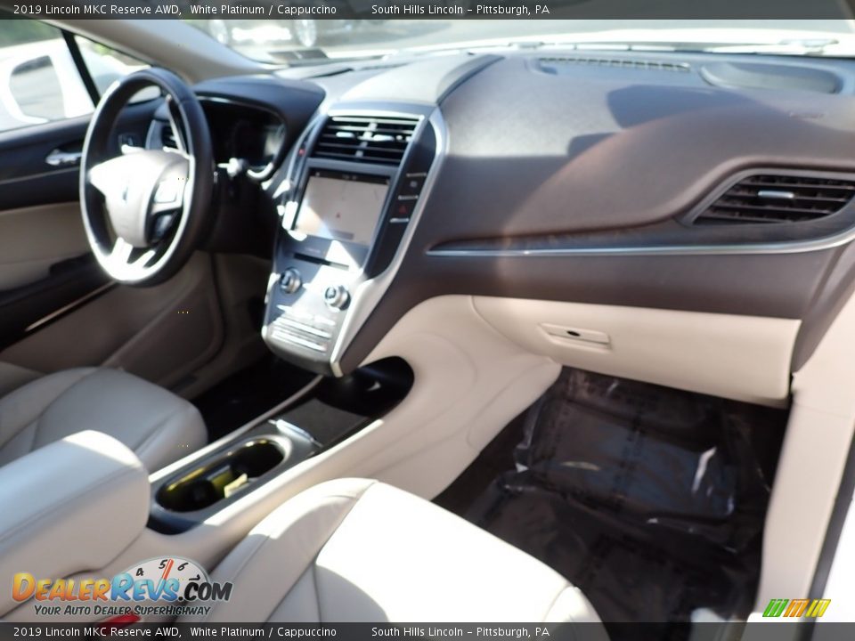 2019 Lincoln MKC Reserve AWD White Platinum / Cappuccino Photo #12