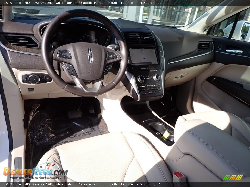 2019 Lincoln MKC Reserve AWD White Platinum / Cappuccino Photo #17