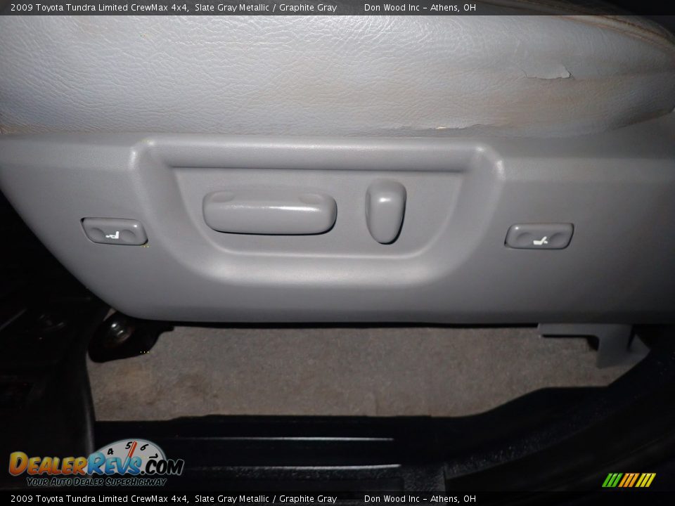 2009 Toyota Tundra Limited CrewMax 4x4 Slate Gray Metallic / Graphite Gray Photo #21