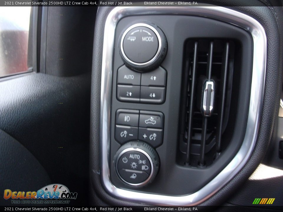 2021 Chevrolet Silverado 2500HD LTZ Crew Cab 4x4 Red Hot / Jet Black Photo #36