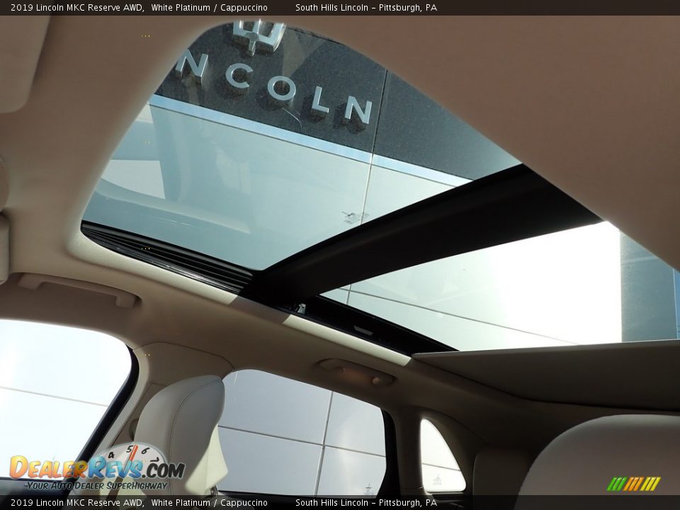 2019 Lincoln MKC Reserve AWD White Platinum / Cappuccino Photo #20