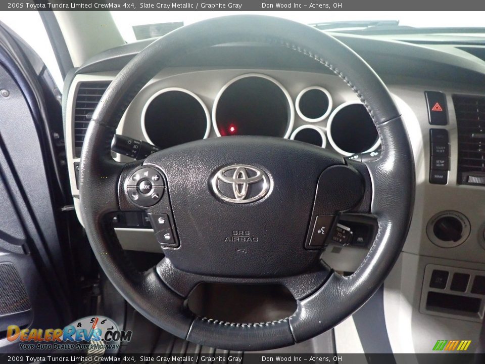 2009 Toyota Tundra Limited CrewMax 4x4 Slate Gray Metallic / Graphite Gray Photo #24
