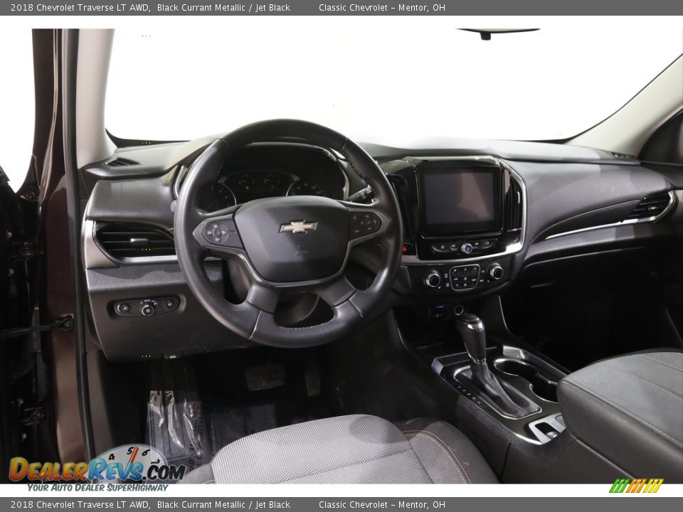 2018 Chevrolet Traverse LT AWD Black Currant Metallic / Jet Black Photo #6