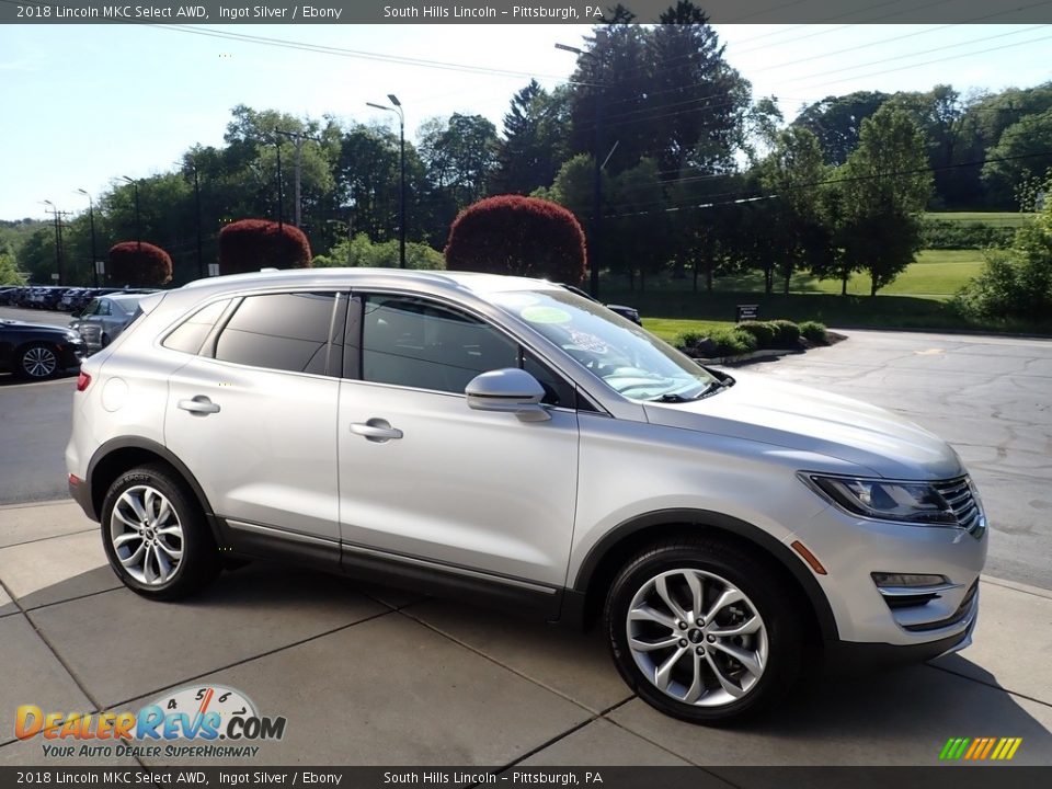 2018 Lincoln MKC Select AWD Ingot Silver / Ebony Photo #7