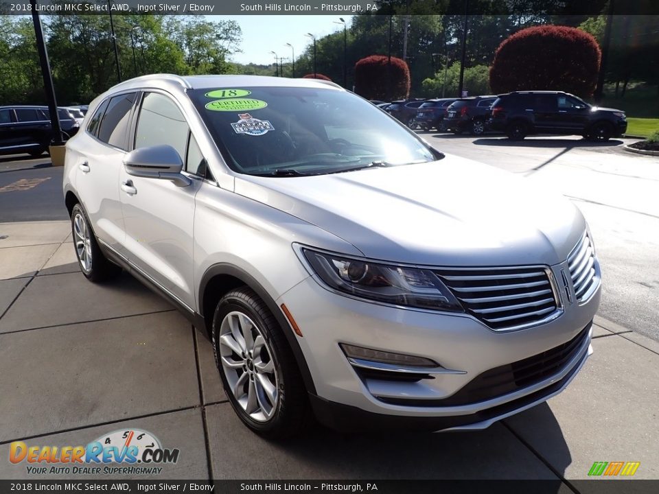 2018 Lincoln MKC Select AWD Ingot Silver / Ebony Photo #8