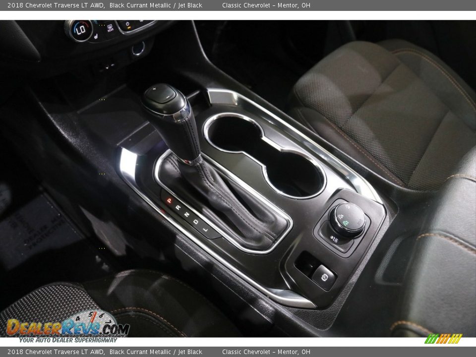 2018 Chevrolet Traverse LT AWD Black Currant Metallic / Jet Black Photo #12