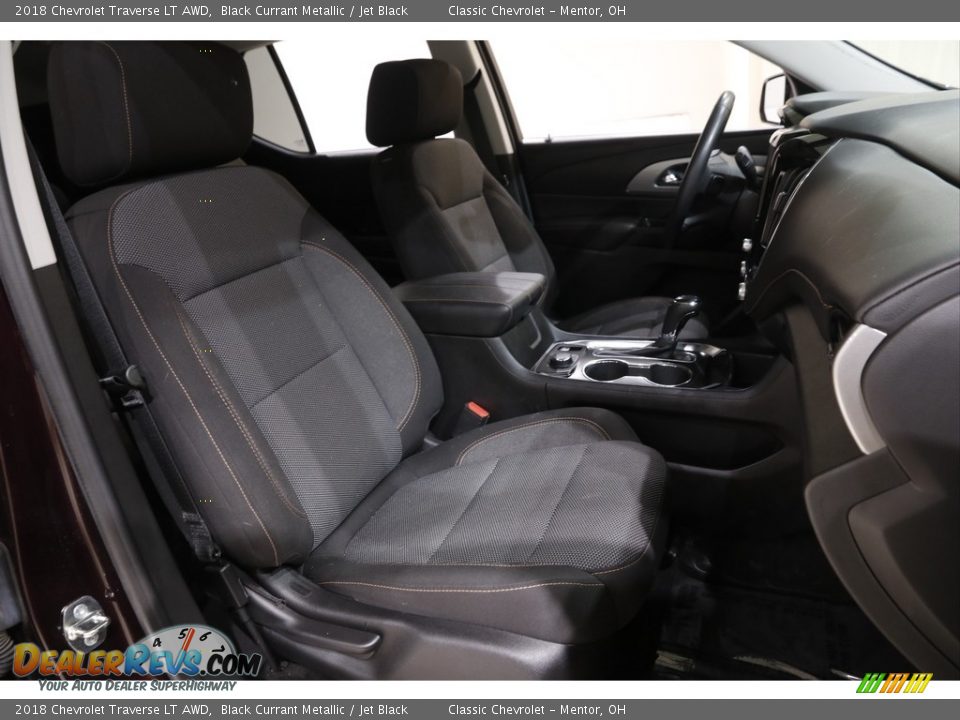 2018 Chevrolet Traverse LT AWD Black Currant Metallic / Jet Black Photo #13