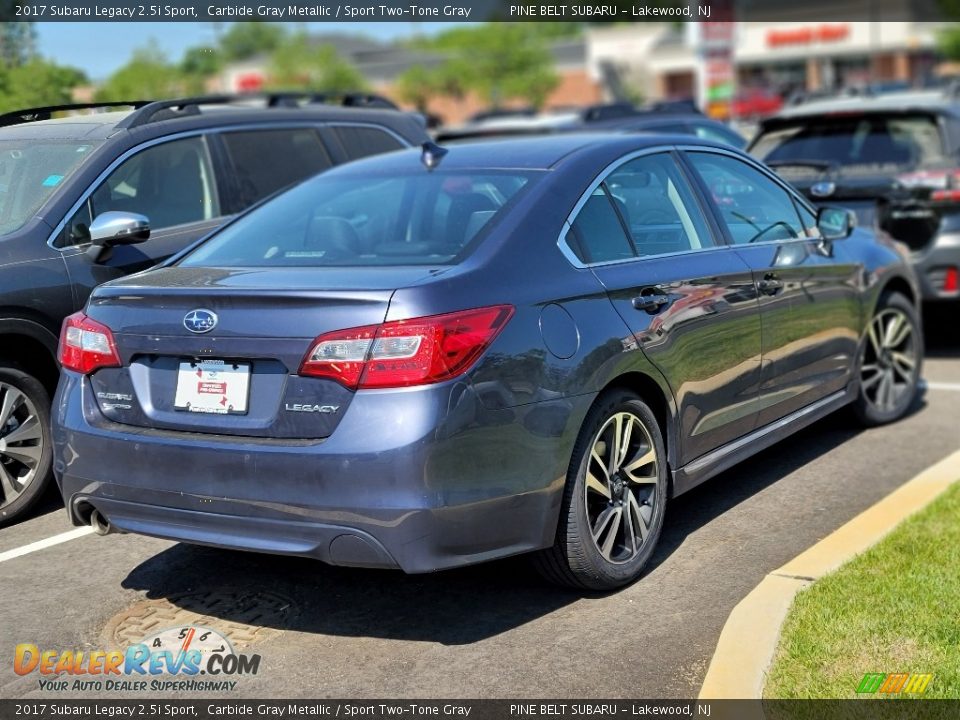 2017 Subaru Legacy 2.5i Sport Carbide Gray Metallic / Sport Two-Tone Gray Photo #2