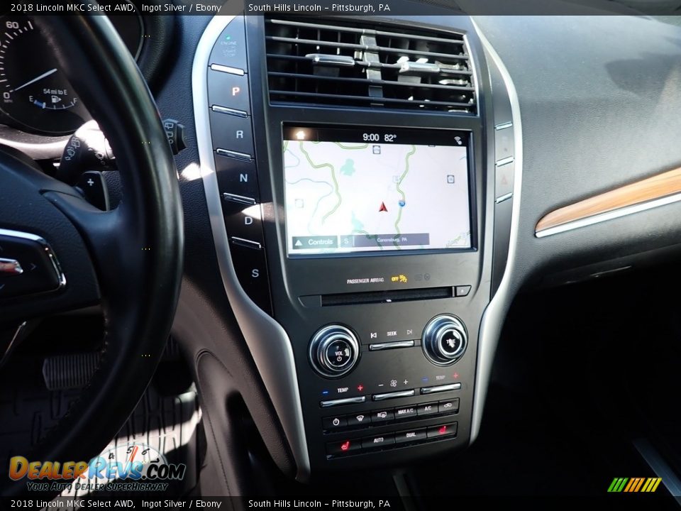 2018 Lincoln MKC Select AWD Ingot Silver / Ebony Photo #22