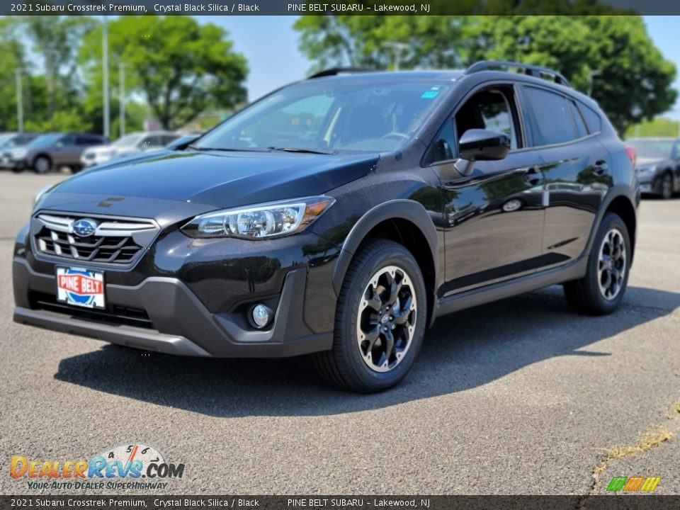 2021 Subaru Crosstrek Premium Crystal Black Silica / Black Photo #1