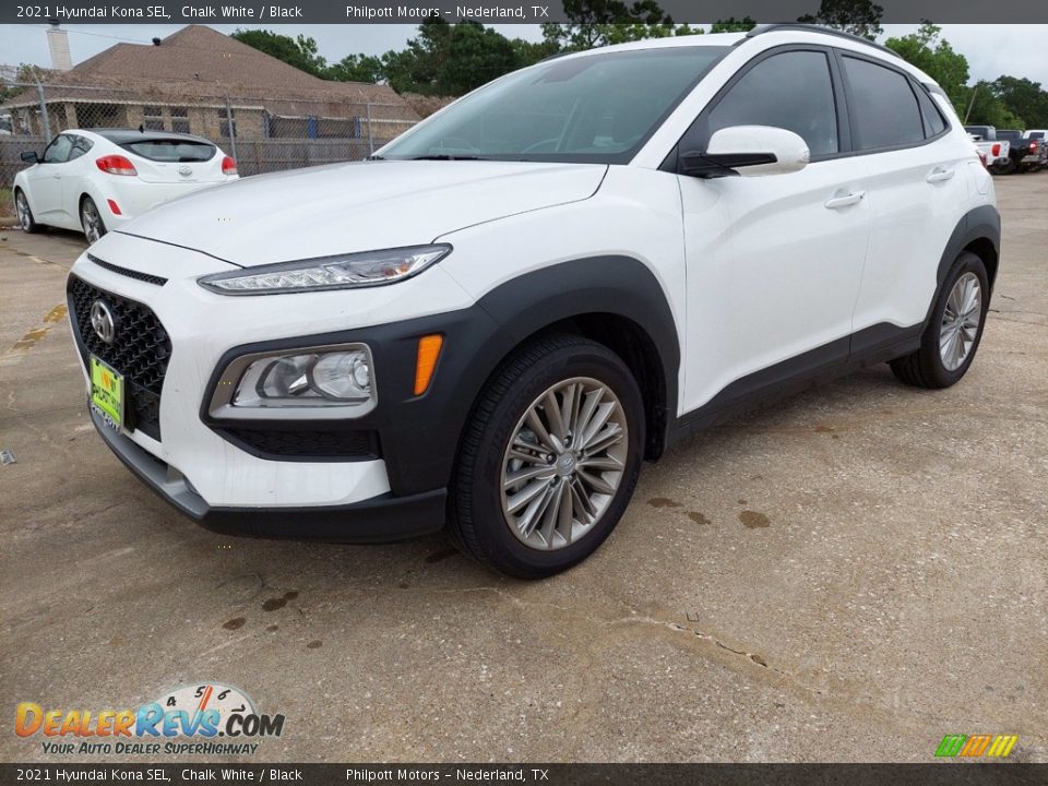 2021 Hyundai Kona SEL Chalk White / Black Photo #2