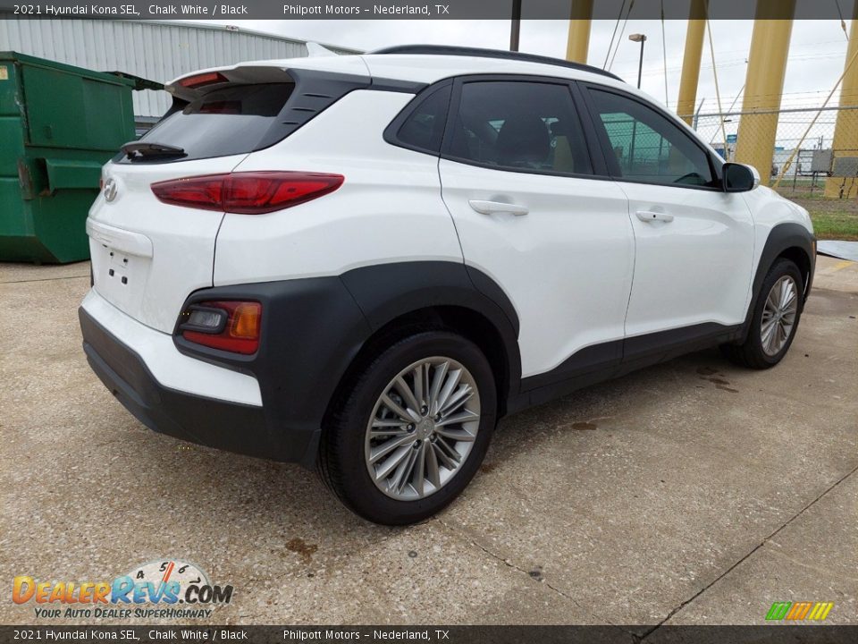 2021 Hyundai Kona SEL Chalk White / Black Photo #3