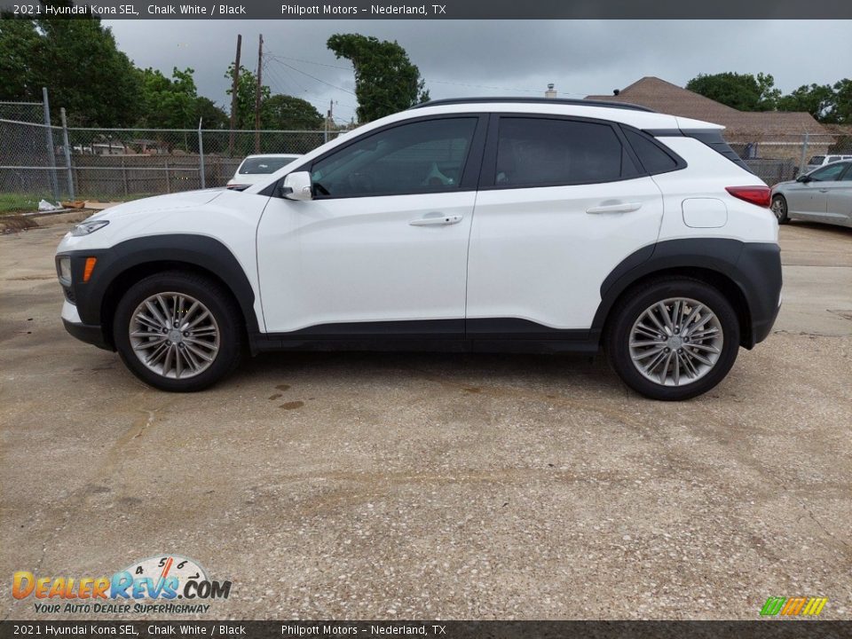 2021 Hyundai Kona SEL Chalk White / Black Photo #7