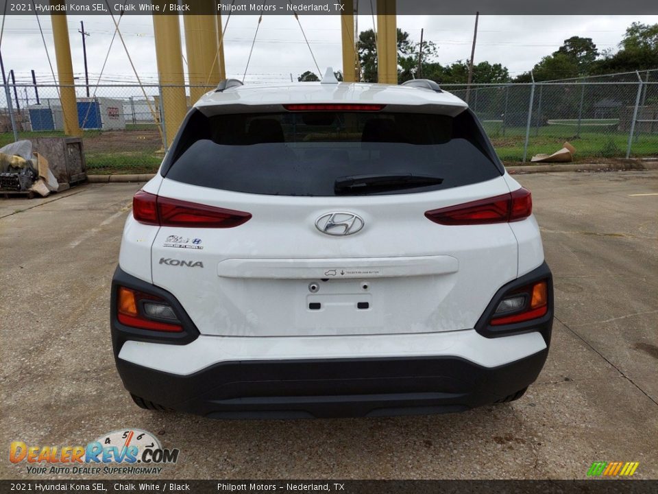 2021 Hyundai Kona SEL Chalk White / Black Photo #8