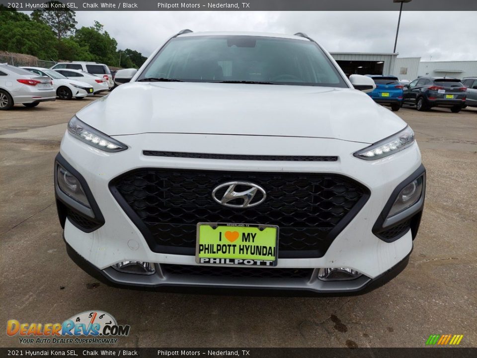 2021 Hyundai Kona SEL Chalk White / Black Photo #9