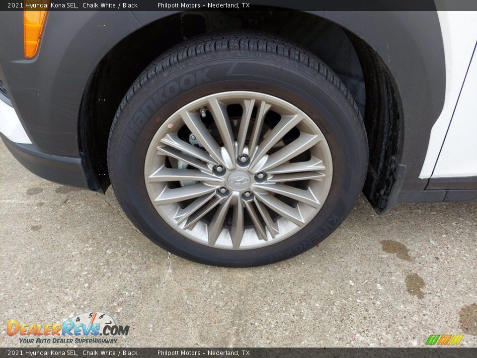 2021 Hyundai Kona SEL Chalk White / Black Photo #10