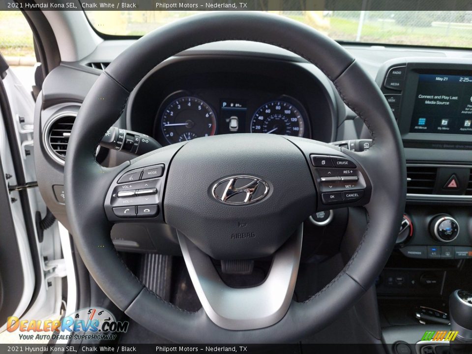2021 Hyundai Kona SEL Chalk White / Black Photo #15