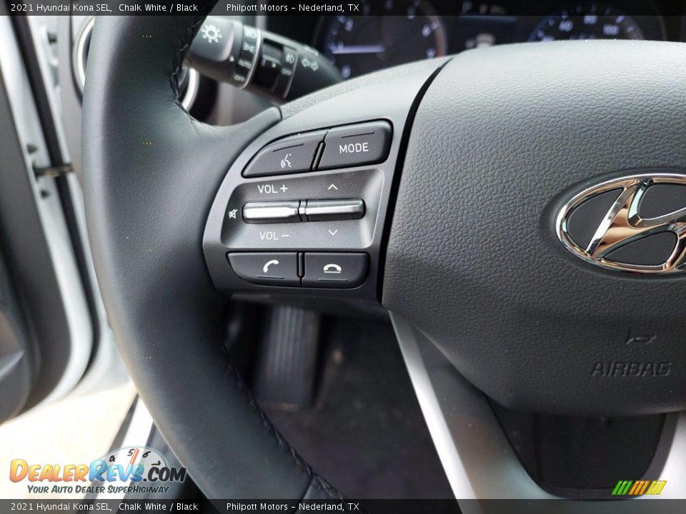 2021 Hyundai Kona SEL Chalk White / Black Photo #16