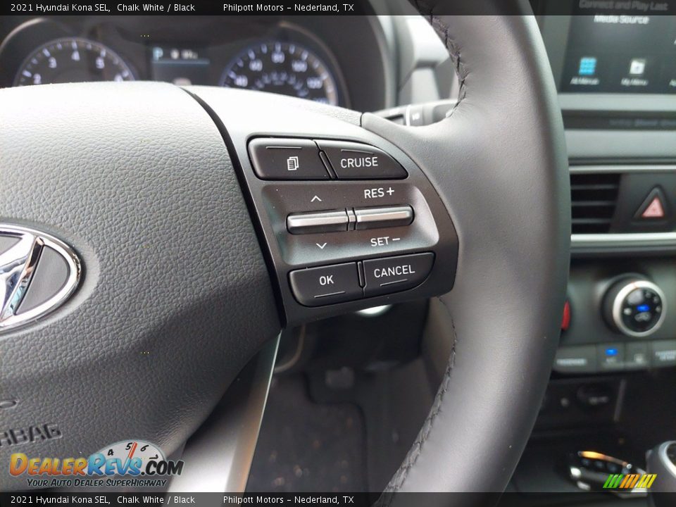 2021 Hyundai Kona SEL Chalk White / Black Photo #17