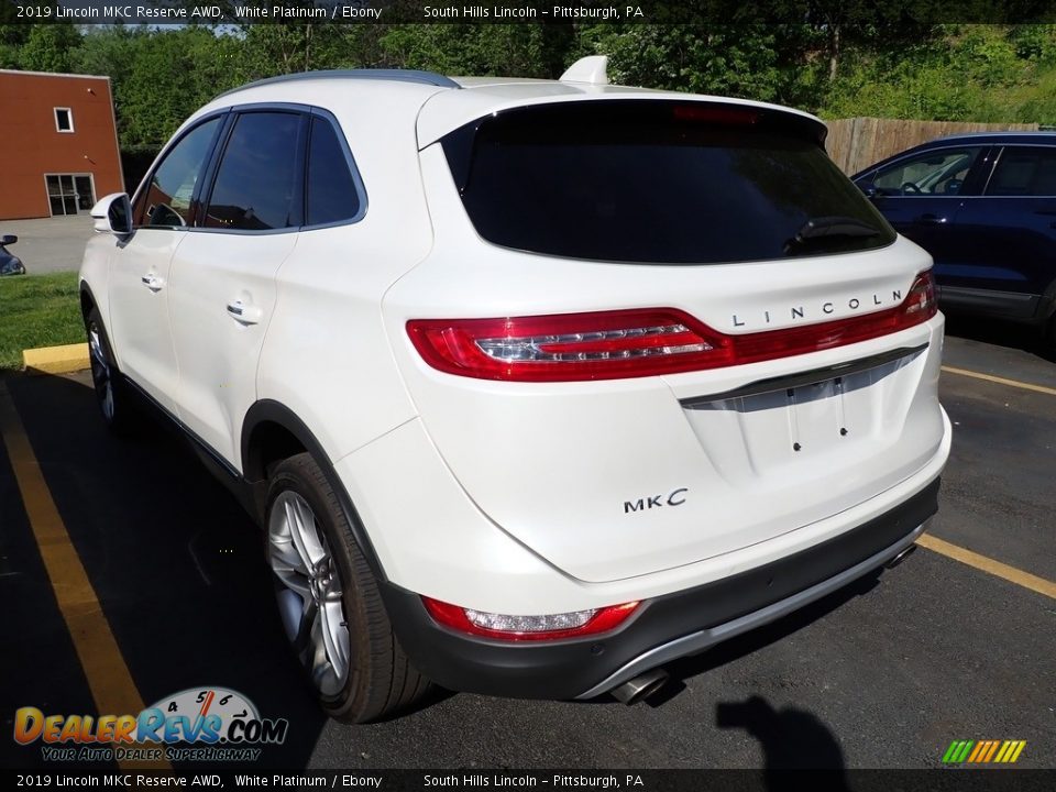 2019 Lincoln MKC Reserve AWD White Platinum / Ebony Photo #2