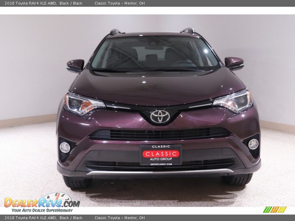 2018 Toyota RAV4 XLE AWD Black / Black Photo #2