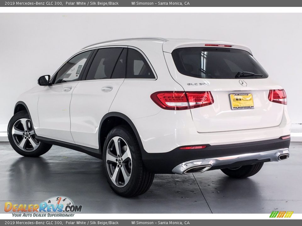 2019 Mercedes-Benz GLC 300 Polar White / Silk Beige/Black Photo #2